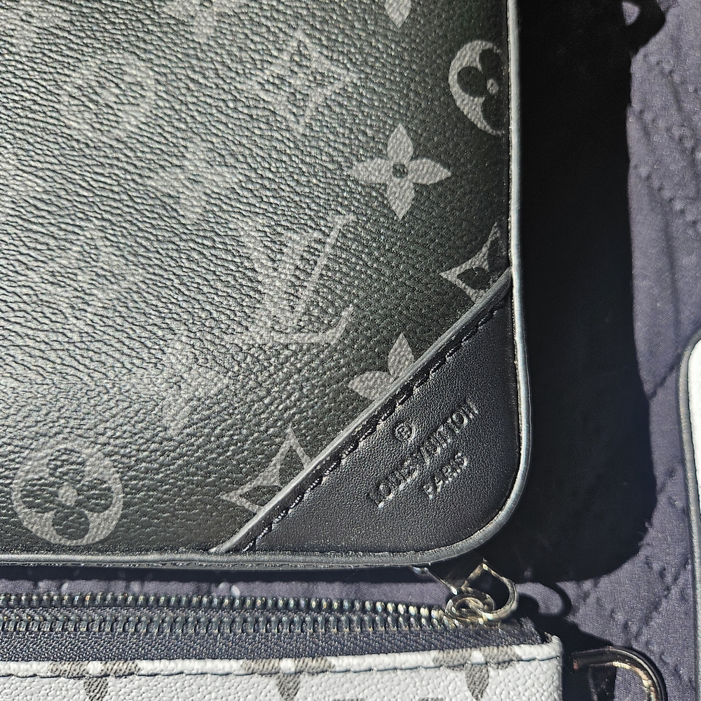 Louis Vuitton Black and White Monogram Women's Bag - Picture 9 of 11